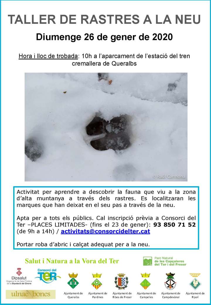 taller rastres neu a Queralbs
